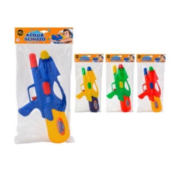 FUCILE ACQUA POMPA 39CM ART.36691 - 4 COLORI ASSORTITI 