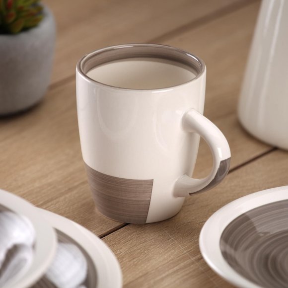 TAZZA "LEGRAND"  GRIGIO - 8,9X8,9XH10,5XDIAM8,9 CM  