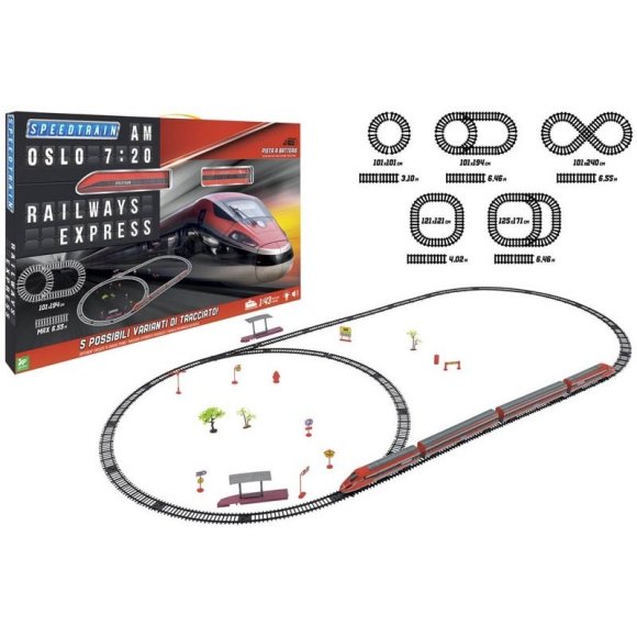 TRENO CON PISTA 50 PEZZI 39853