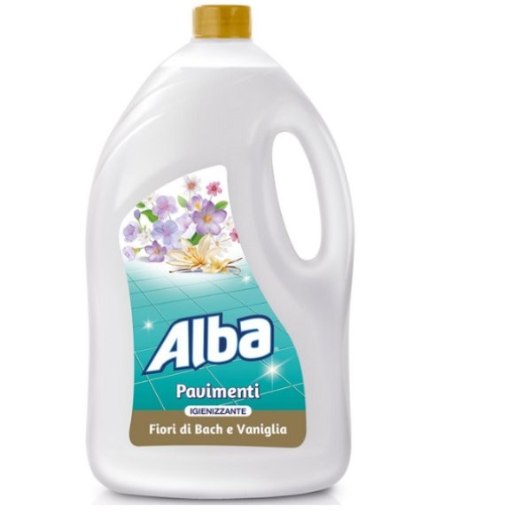 ALBA PAVIMENTI IGIENIZZANTE FIORI DI BACH e VANIGLIA - 4 LITRI