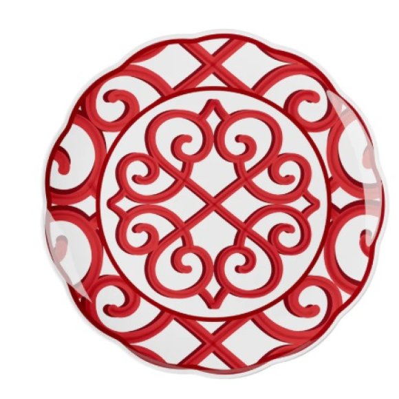 GUZZINI NATALE VASSOIO TONDO GRANDE HARMONIA ROSSO 45,5xh3,2 CM GUZZINI NATALE VASSOIO TONDO GRANDE HARMONIA ROSSO 45,5xh3,2 CM