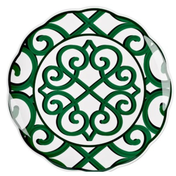 GUZZINI NATALE VASSOIO TONDO GRANDE HARMONIA VERDE 45,5xH 3,2 CM GUZZINI NATALE VASSOIO TONDO GRANDE HARMONIA VERDE 45,5xH 3,2 CM