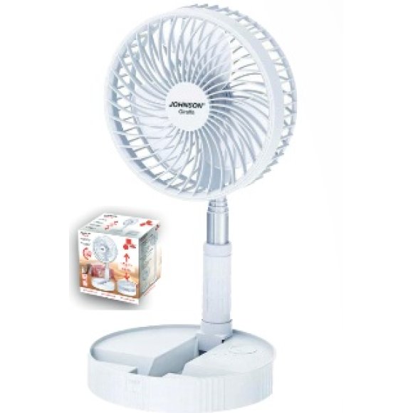 JOHNSON VENTILATORE RICARICABILE "GIRAFFA" - 5W JOHNSON VENTILATORE RICARICABILE "GIRAFFA" - 5W