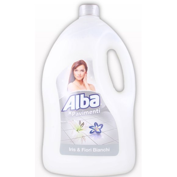 ALBA PAVIMENTI IRIS E FIORI BIANCHI - 4 LITRI 