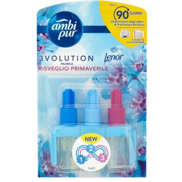 AMBI PUR 3VOLUTION RICARICA DEODORANTE AMBIENTI RISVEGLIO PRIMAVERILE - 21ML AMBI PUR 3VOLUTION RICARICA DEODORANTE AMBIENTI RISVEGLIO PRIMAVERILE - 21ML