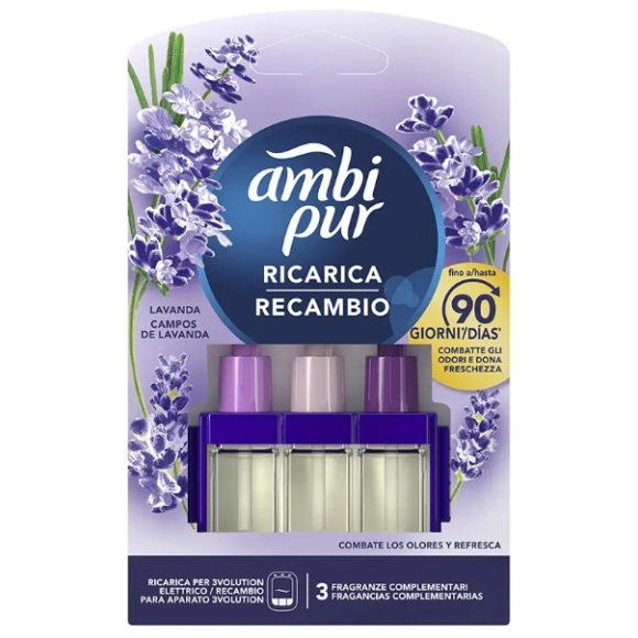 AMBI PUR DEO 3 VOLTE RICARICA PROFUMAZIONE LAVANDA AMBI PUR DEO 3 VOLTE RICARICA PROFUMAZIONE LAVANDA