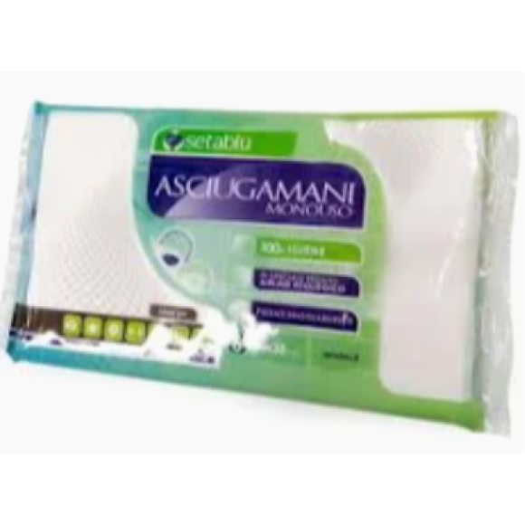 ASCIUGAMANI MONOUSO 60X38 6 PZ(M13) SETABLU