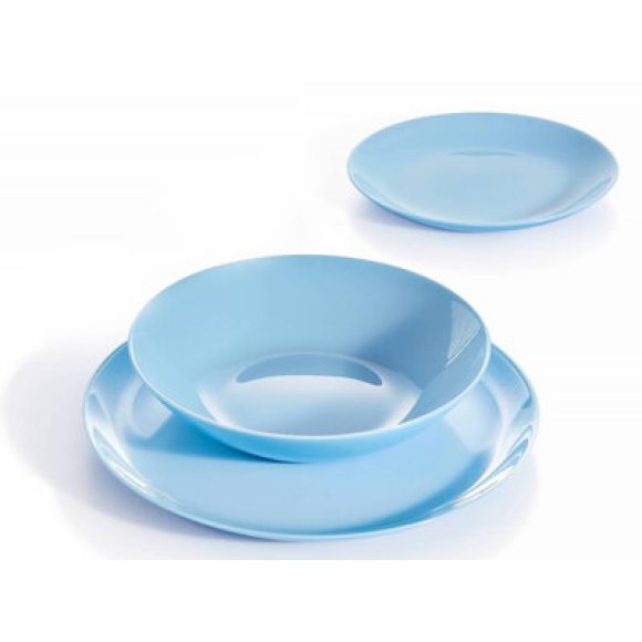 SERVIZIO PIATTI DIWALI BLU - 18 PEZZI SERVIZIO PIATTI DIWALI BLU - 18 PEZZI