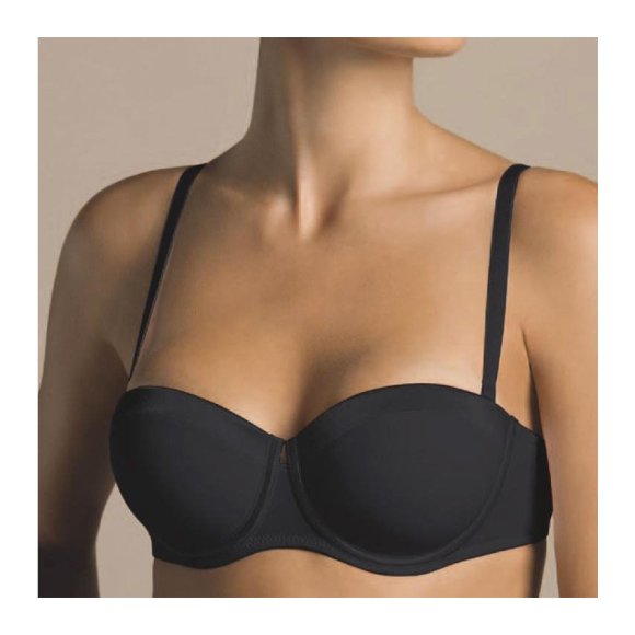 LAURA BIAGIOTTI  REGGISENO BALCONCINO "MONICA" COPPA B - NERO