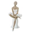 CAMACHO FIGURA BALLERINA RESINA ARGENTATO - MODELLI ASSORTITI