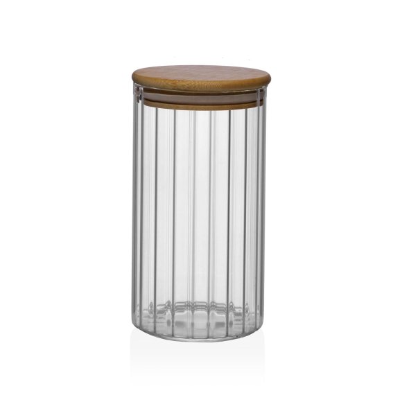 VERSA BARATTOLO IN VETRO 17,5X9,2X9,2 CM - 800 ML 