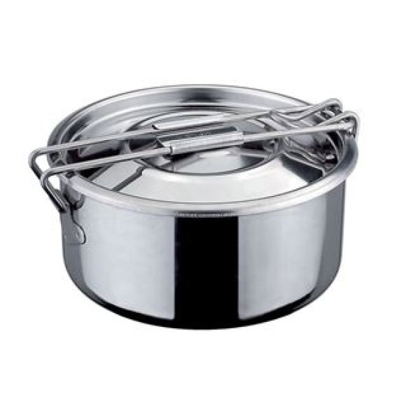 PORTAVIVANDE IN ACCIAIO INOX  TONDO - 12 CM