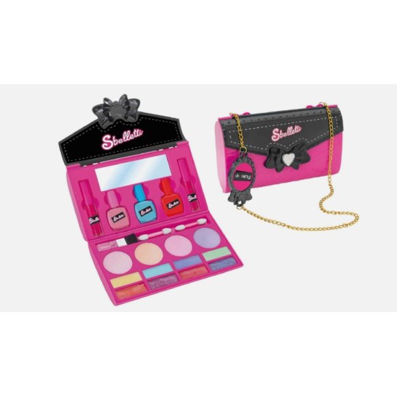SET BEAUTY BAMBINA CON PALETTE MAKEUP, LUCIDALABBRA E ACCESSORI TRUCCO 