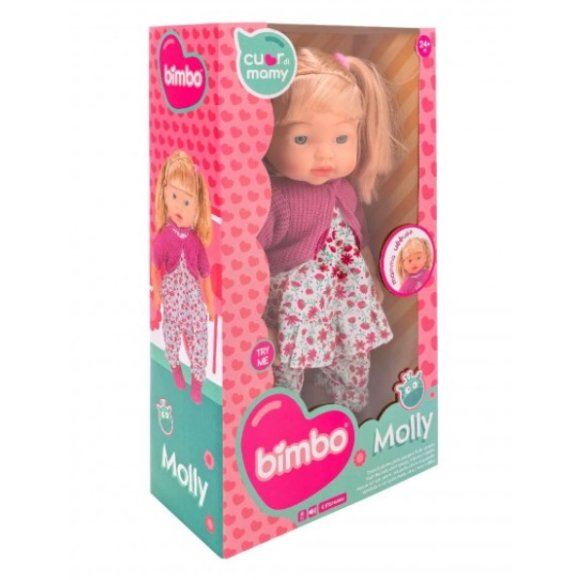BAMBOLA 43CM CON MAMMA/PAPÀ/RIDE/