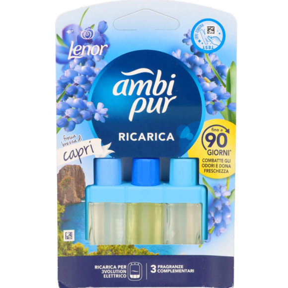 AMBIPUR 3 EVOLUTION RICARICA LENOR CAPRI