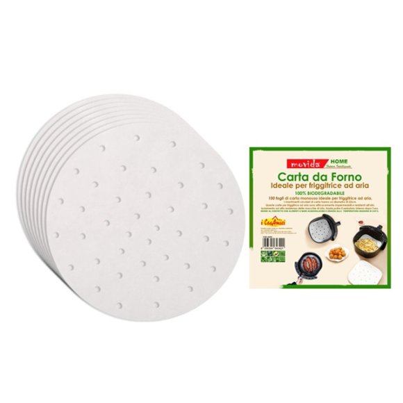 CARTA FORNO MOVIDA 22 CM - 100 PEZZI CARTA FORNO MOVIDA 22 CM - 100 PEZZI