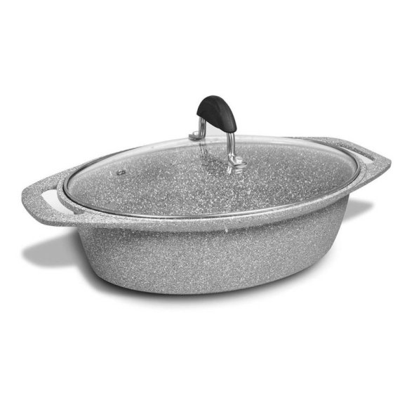 BIALETTI CASSERUOLA OVALE IN PIETRA BIALETTI CASSERUOLA OVALE IN PIETRA