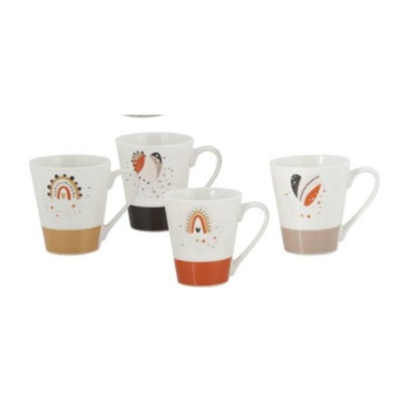 VISCIO TAZZA MUG NEW BONE CHINA BOHO - 315ML