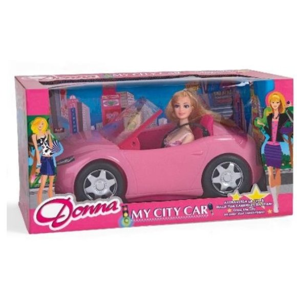 BAMBOLA CON AUTO FASHION DOLL 36528