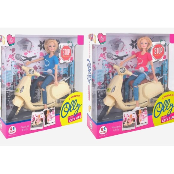 BAMBOLA*FASHION CON SCOOTER 39802