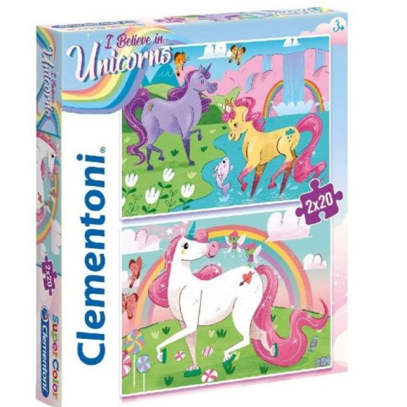 PUZZLE 2X20 UNICORN 24754 PUZZLE 2X20 UNICORN 24754