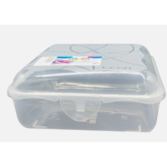 CONTENITORE RETTANGOLARE PER ALIMENTI CLIK CLAK CM 17X12X6 H - LT. 1