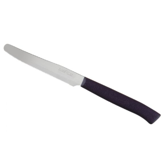 MARIETTI COLTELLO DA TAVOLA DENTATO NERO 11 CM - 6 PEZZI