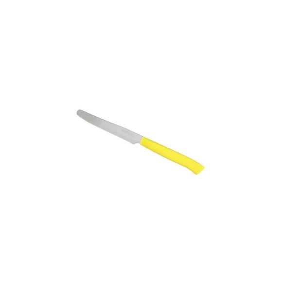 MARIETTI COLTELLO DA TAVOLA DENTATO GIALLO 11CM - 6 PEZZI