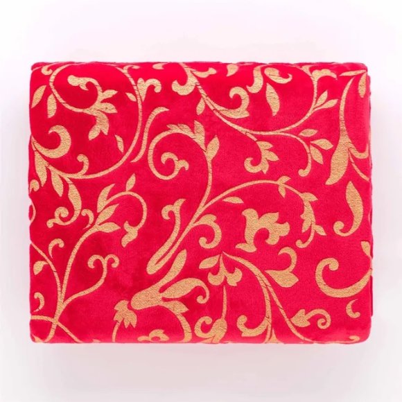 RIVIERA - PLAID SINGOLO "COMETA" - ROSSO RIVIERA - PLAID SINGOLO "COMETA" - ROSSO