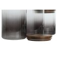 SET 3 BARATTOLI BOROSILICATO CON COPERCHIO