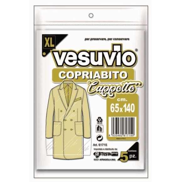VESUVIO COPRIABITO 65X140 CM - 5 PEZZI 