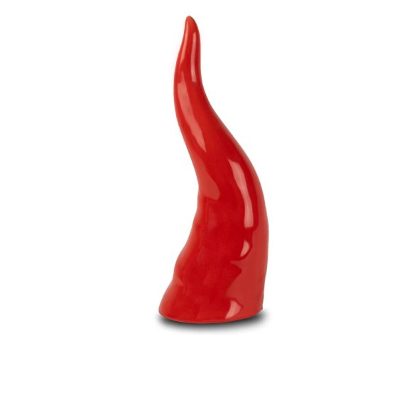 CORNICELLO ROSSO IN PORCELLANA
