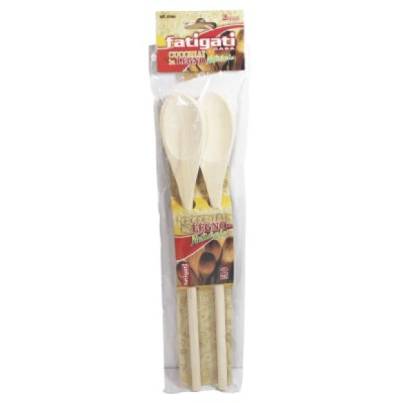 Fatigati CUCCHIAI IN LEGNO 2 PEZZI