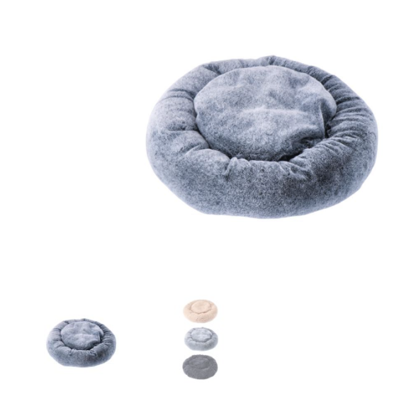 CUSCINO ROTONDO PER ANIMALI DOMESTICI 50X13 CM - COLORI ASSORTITI