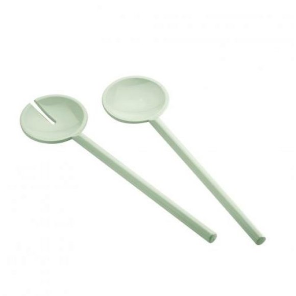 GUZZINI - POSATE INSALATA LINEA "TIERRA" - VERDE MALVA GUZZINI - POSATE INSALATA LINEA "TIERRA" - VERDE MALVA