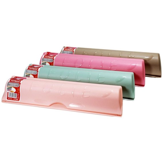 DISPENCER ROTOLO ALLUMINIO IN PLASTICA - COLORI ASSORTITI DISPENCER ROTOLO ALLUMINIO IN PLASTICA - COLORI ASSORTITI