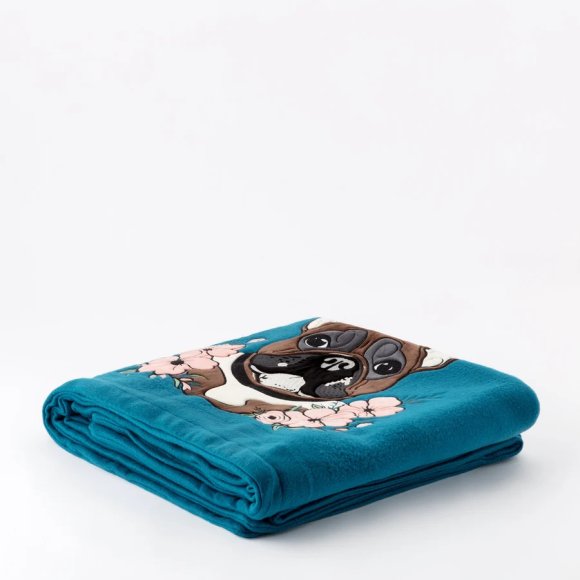 RIVIERA - PLAID "DOGGY ETTORE" 130x170 - OTTANIO RIVIERA - PLAID "DOGGY ETTORE" 130x170 - OTTANIO