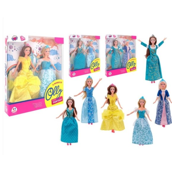 BAMBOLA FASHION PRINCIPESSE 2 PEZZI