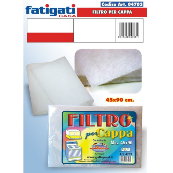 FILTRO CAPPA 90x45 - 2 PEZZI