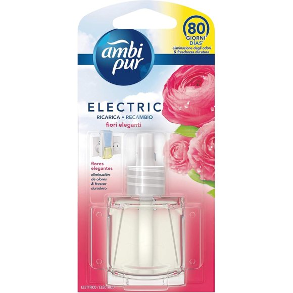 AMBIPUR ELETTRICO RICARICA LIQUIDA FIORI ELEGANTI - 20 ML