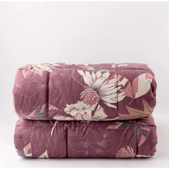 RIVIERA TRAPUNTA MATRIMONIALE "FREYA"260X270CM - VIOLA