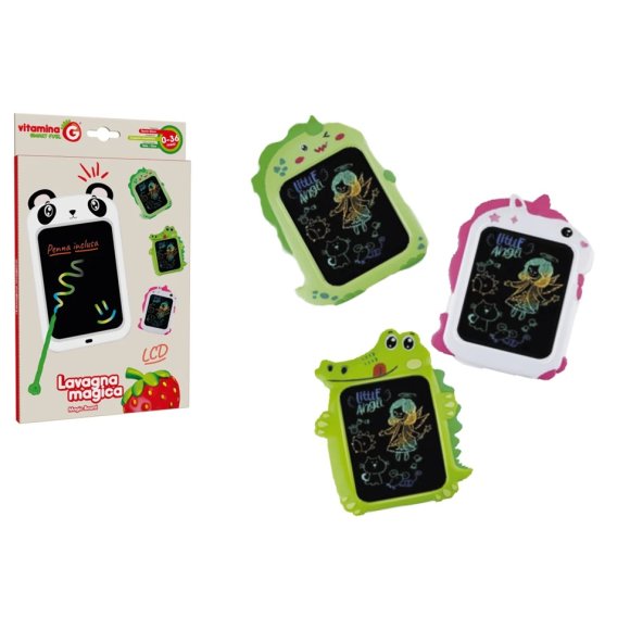 LAVAGNA ANIMALE LCD MULTICOLORE LAVAGNA ANIMALE LCD MULTICOLORE