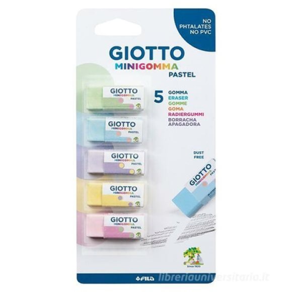 GIOTTO MINIGOMMA PASTELLO 5 PEZZI GIOTTO MINIGOMMA PASTELLO 5 PEZZI