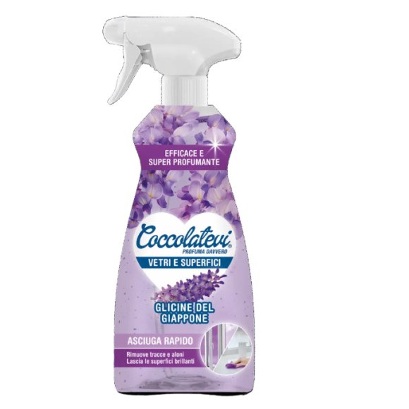 COCCOLATEVI DETERGENTE VETRI E SUPERFICI GLICINE DEL GIAPPONE 625 ml