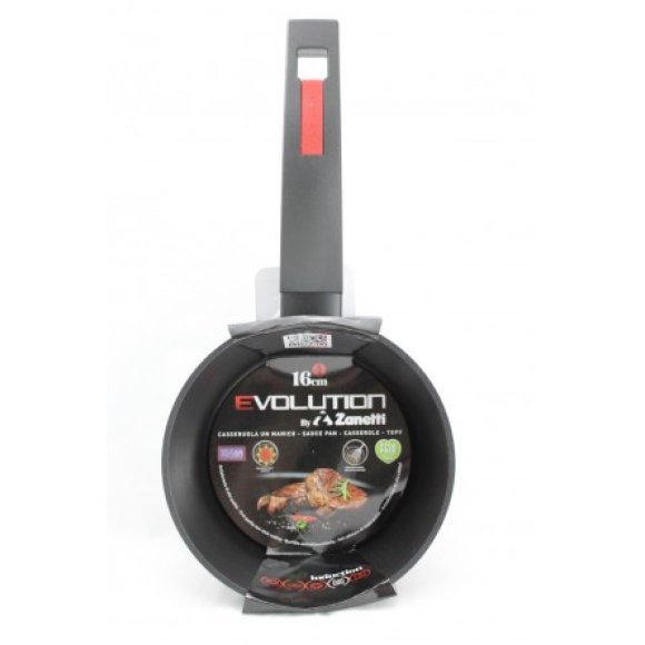ZANETTI CASSERUOLA EVOLUTION 1 MANICO - 16 CM ZANETTI CASSERUOLA EVOLUTION 1 MANICO - 16 CM
