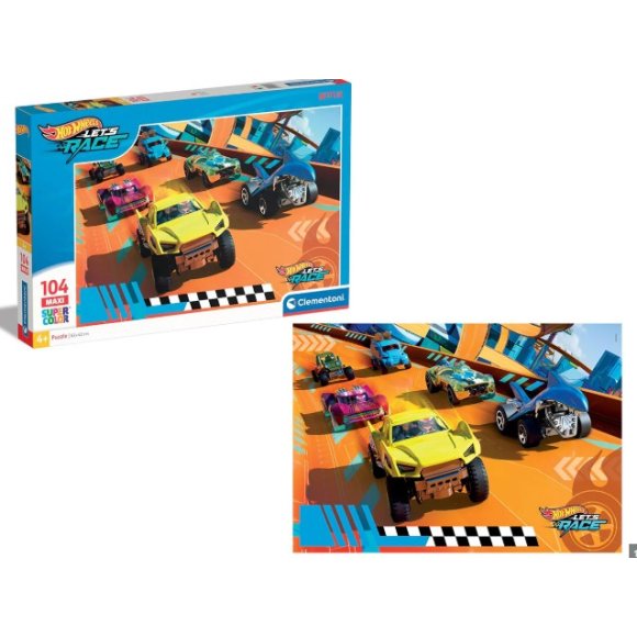 PUZZLE 104 MAXI HOTWHEELS 25762 PUZZLE 104 MAXI HOTWHEELS 25762