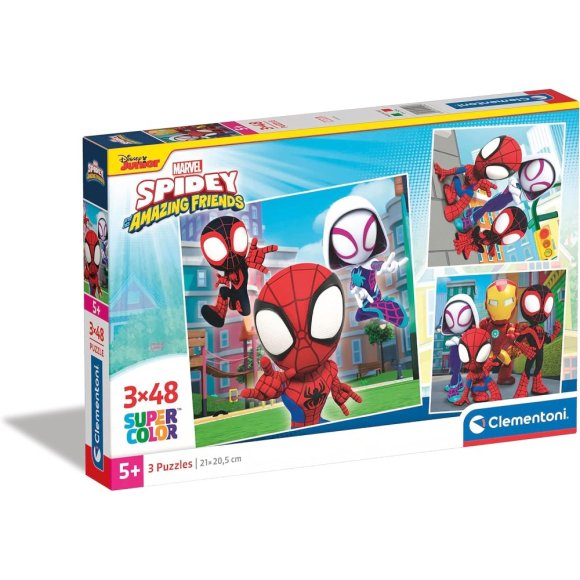 PUZZLE 3X48 SQUARE SPIDEY&HIS AMAZ