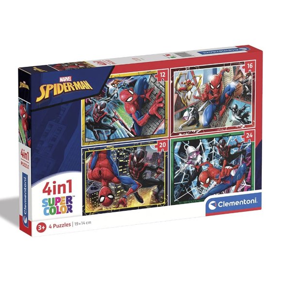 PUZZLE 4IN1 SPIDERMAN 21515 PUZZLE 4IN1 SPIDERMAN 21515