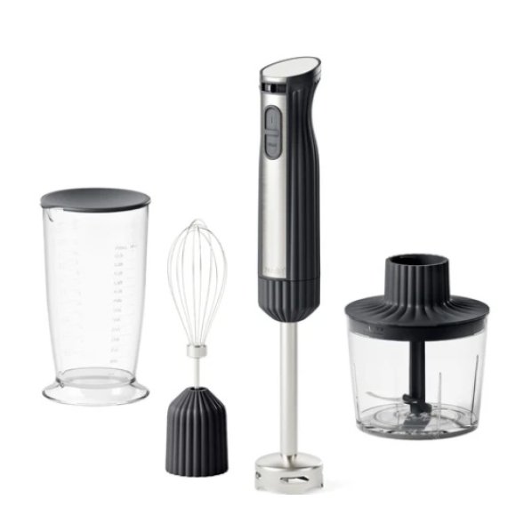 GUZZINI FRULLATORE A IMMERSIONE CON ACCESSORI SOUS CHEF - ANTRACITE GUZZINI FRULLATORE A IMMERSIONE CON ACCESSORI SOUS CHEF - ANTRACITE