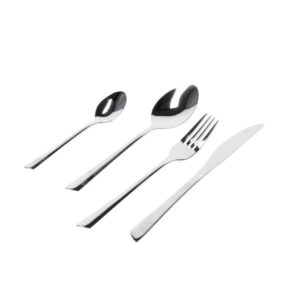 Set 24 Posate In Acciaio Franck Argento Set 24 Posate In Acciaio Franck Argento